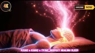 432Hz + 528Hz + 741Hz | Deep Healing Sleep Music – Full Body Regeneration & Stress Relief