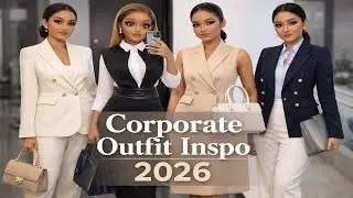 Corporate Outfit Inspo for Women 2026 | What to Wear to Work in 2026