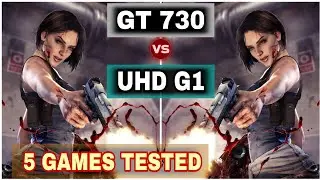 GT 730 vs Intel UHD Graphics G1 | Test in 5 Games | Healthy Competition !