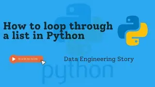 02 Python : How to loop through a list in Python