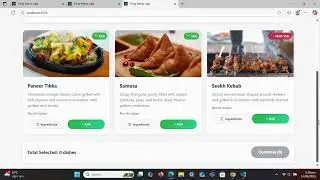 Party Menu App #nxtwaveccbp #youtube #react #anilcoding #coding #viral #frontend #json #api #nxtwave