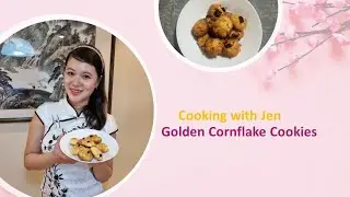 Yummy Golden Cornflake Cookies