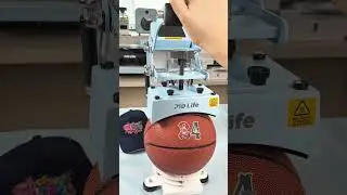 Make Your Own Custom Sports Balls 🏈⚽ | Easy DTF Printing with Ball Heat Press #pydlife#basketball