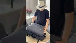 We heard you , here it is our vacuum backpack with wheels 🎒#usatravel #traveltroley #backpacking
