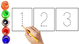Counting Numbers | write and read numbers | 123 learning for kids | 1-20  | 123 counting for kids