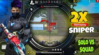 Double Sniper Gameplay 💪 | 2 Awm Gameplay | Solo Vs Squad | Tamaxx FF 