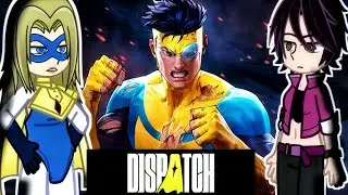 Dispatch Invisgal & Blonde Blazer React to INVINCIBLE as new Z Team Member /🇧🇷🇺🇸/  Gacha react