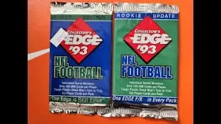 Original 2,000: 1993 Collector's Edge Football pack rips with Troy Aikman and Ronnie Lott!