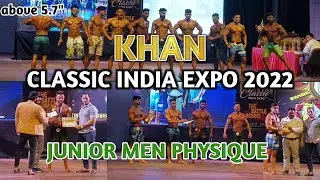 Junior men physique  | above 5.7