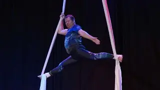 🥇Daniel Cepka 🇸🇰 - #CAAC25 - AERIAL SILKS Masters Men 18+ Competitive OPEN