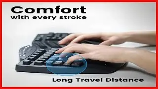 Perixx Periboard-612 Wireless Ergonomic Split Keyboard with Dual Mode 2.4G and Bluetooth Feature