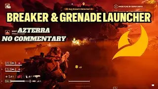 Helldiver 2: Breaker & Grenade Launcher loadout against Bugs | MAX DIFFICULTY ( no commentary)