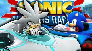 Silver and friends play SONIC AND SEGA ALL STARS RACING TRANSFORMED!