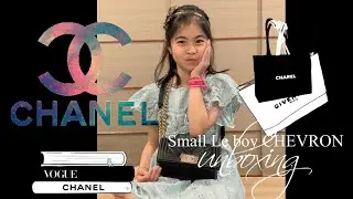 CHANEL Le boy Small Chevron Unboxing