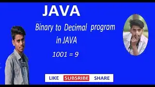 Program to Convert Binary to Decimal in Java
