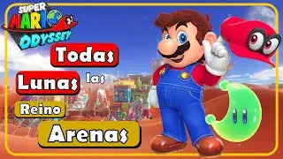 Guia 100% - TODAS las ENERGILUNAS 🌙 Reino de las Arenas |  Mario Odyssey 🌎
