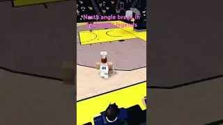 Nasty ankle break in basketball legends #roblox #basketball