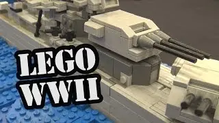 LEGO USS Salt Lake City WWII Ship | World War Brick 2017
