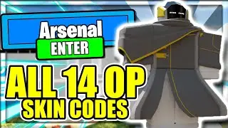 ALL *14* NEW SECRET SKIN CODES! Roblox Arsenal