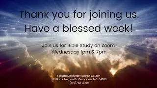 Second Missionary Baptist Church - Sunday Worship Service - February 1st, 2026