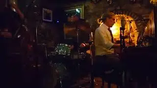 Jazz on a Sunday at Il Vicollo, Galway. Liam Carr on piano , Brendan Jones drums, Dan Boswell bass.