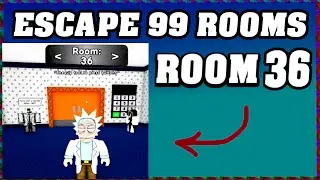 ROOM 36 ESCAPE 99 ROOMS Roblox Walkthrough [Full Guide English] 🗝️