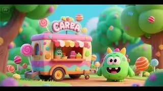 Creature Candy Caravan | Nursery Rhymes & Kids Songs