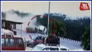Major Accident On Rajasthan Highway Near Sirohi