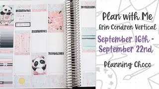 Plan With Me | September 16th - 22nd | EC Vertical | Planning Choco