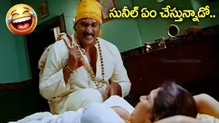 సునీల్ పొట్ట చెక్కలయ్యే కామెడీ | Sunil hilarious Comedy with Bhuvaneswari and Brahmanandam
