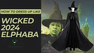 Wicked 2024 Elphaba Cosplay Costume With Boots Black Witch Fancy Dress For Women   #Takerlama