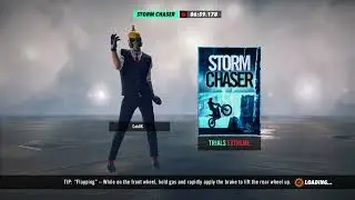 Trials Rising: Crash & Sunburn - Storm Chaser Extreme Track (Gold medal)