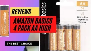 Reviews Amazon Basics 4 Pack AA High-Performance Alkaline Batteries 2021 #Shorts