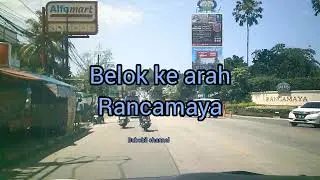 jalan menuju Amanuba hotel and resort rancamaya bogor