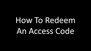 How to | Use an access code in Theta