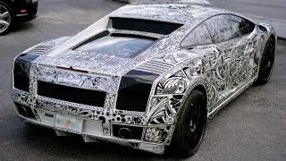 40 Most amazing  and interesting car paint in the world .