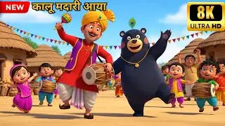 Kalu Madari Aaya | कालू मदारी आया | Nursery Rhyme | poem for kids | Hindi Rhyme | BachuBox Rhymes