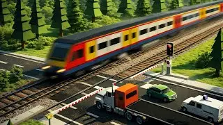 🚦 Railroad Crossing Mania – This Level Is Insane 😱 | Gameplay #50