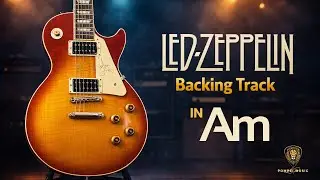 Slow Blues Guitar Backing Track in A Minor | Led Zeppelin Style