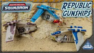 Micro Galaxy Squadron Republic Gunships LAAT Muunilist 10, Grand army of the Republic and more!