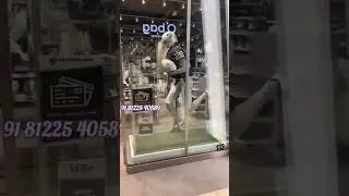 Robot Mannequin 8122540589 Retail showroom window display new concept advertising India