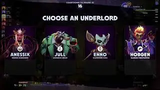 Dota Underlords/Knight-Bruet Combo/(went well but lost in the end!)