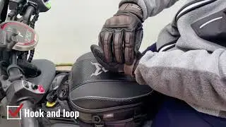 With CE Approved Summer Retro Perforated Leather Motorcycle Gloves