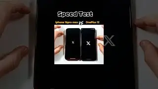 📍🤖👾 Iphone 16 pro max vs OnePlus 12 Mobile speed test 😁😁😁