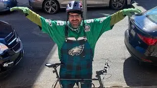 Eagles Super Bowl LIX Victory Parade by Bike