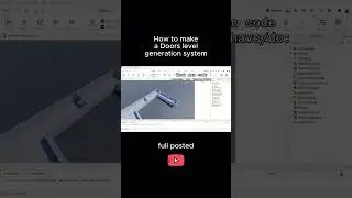 Как написать скрипт для системы процедурной генерации дверей #roblox #scripting
