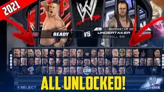 [600 KB] ALL SUPERSTARS UNLOCKED WWE SMACKDOWN VS RAW 2011 || MACTEXIM GAMING.