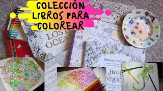 TODA mi colección de LIBROS PARA COLOREAR de Adultos