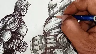 Amazing drawing skill/fast drawing tutorial/#drawing #art #marvel