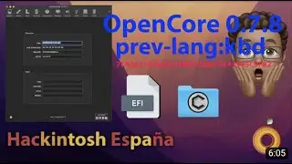 Hackintosh  OpenCore   prev lang kbd  valor de la NVRAM